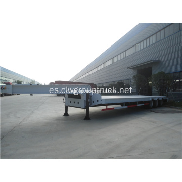 Remolque Lowboy FUWA Axle Low Bed Semi Truck Trailer